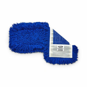 Professional chain-stitched orlon mop for commercial floor cleaning operations