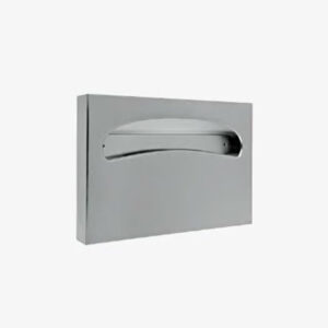 Professional chrome wall mounted toilet seat cover dispenser for commercial restrooms