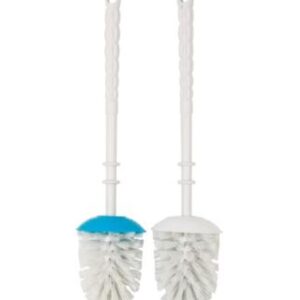 Professional toilet cleaning brush set for commercial restroom hygiene and bathroom cleaning operations