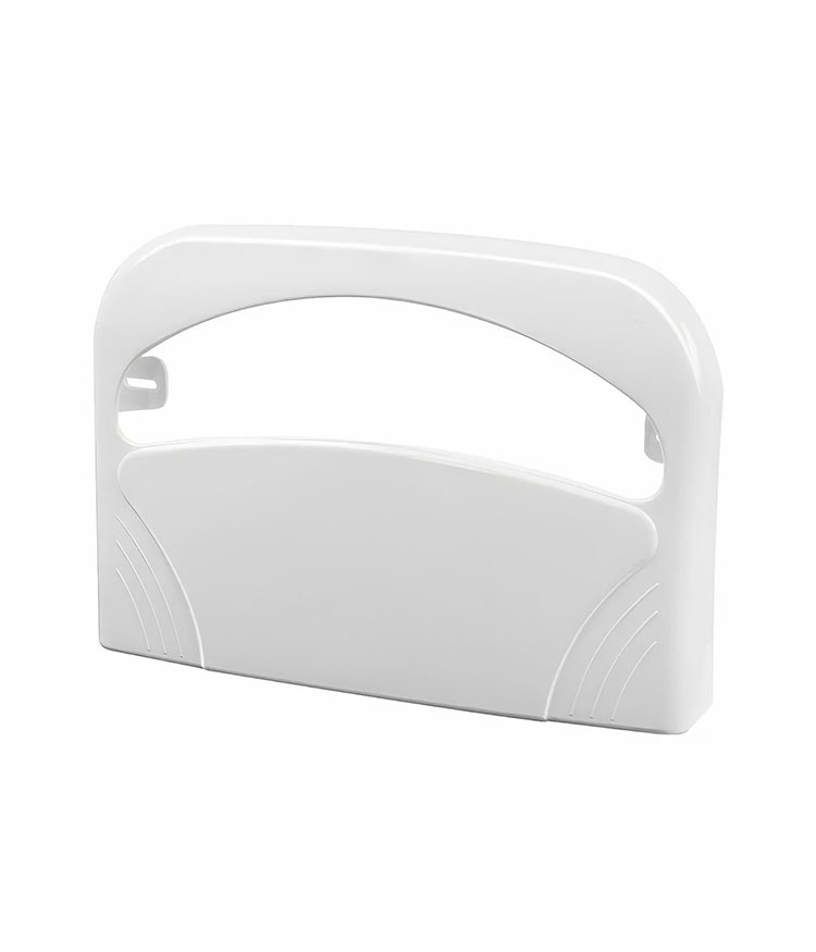 Professional white wall mounted toilet seat cover dispenser for commercial restrooms