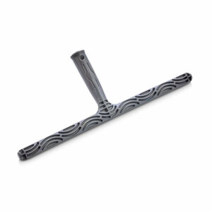 Professional heavy duty gray window plush holder plastic T-bar frame with textured moisture retention grooves for glass cleaning