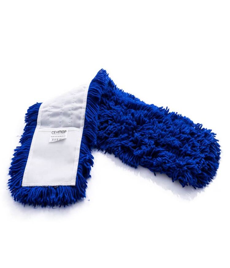 Premium professional acrylic dust mop head in blue color by Korsev Trading