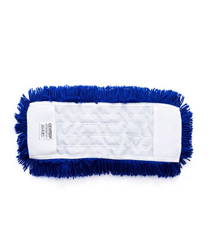 Premium professional acrylic dust mop head in blue color by Korsev Trading