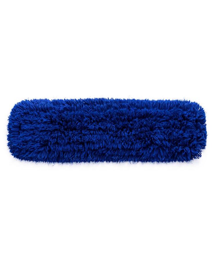 Premium professional acrylic dust mop head in blue color by Korsev Trading