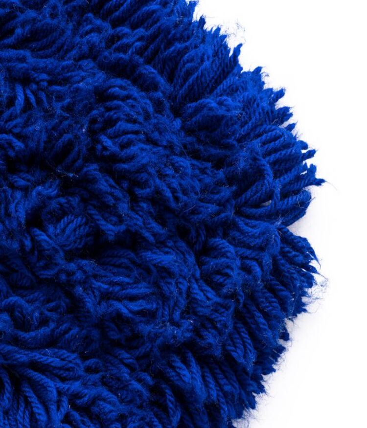 Premium professional acrylic dust mop head in blue color by Korsev Trading